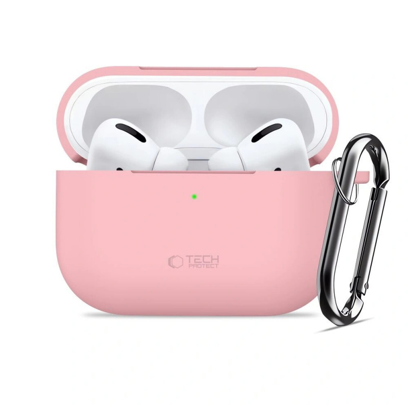 Tech-Protect Siliconen haakhoesje Apple AirPods Pro 3 roze