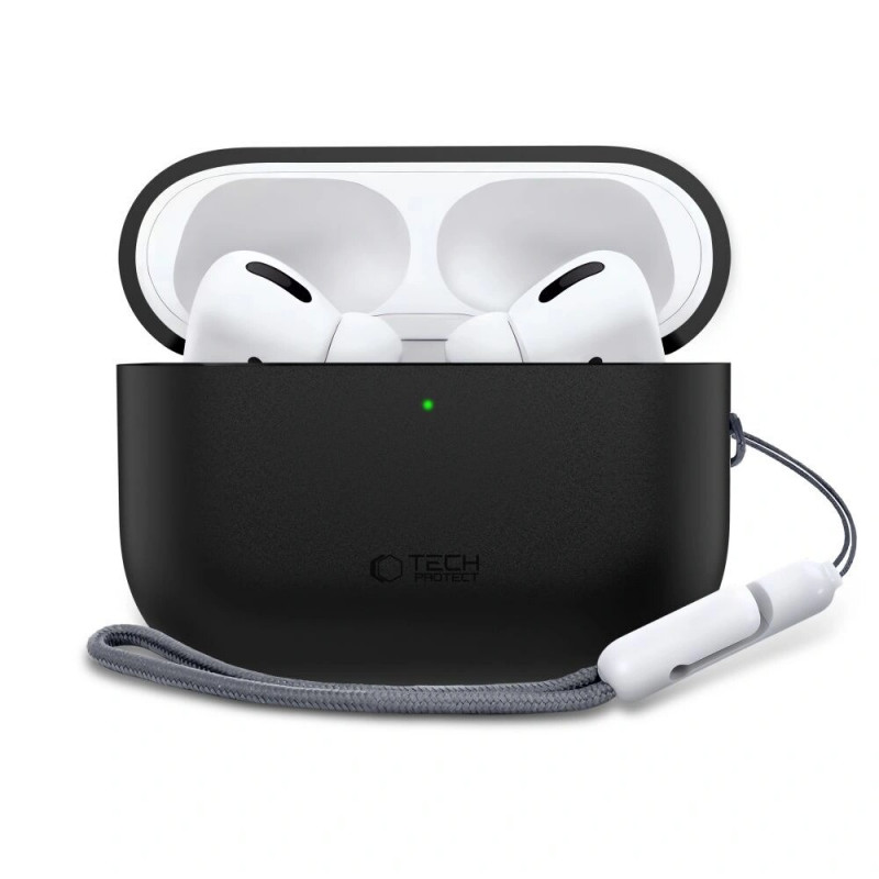 Tech-Protect Siliconen hoesje Apple AirPods Pro 3 zwart