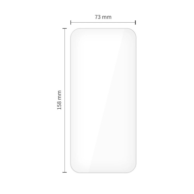 Tech-Protect Easy Set+ Samsung Galaxy S25 FE transparant (2+1 st.)