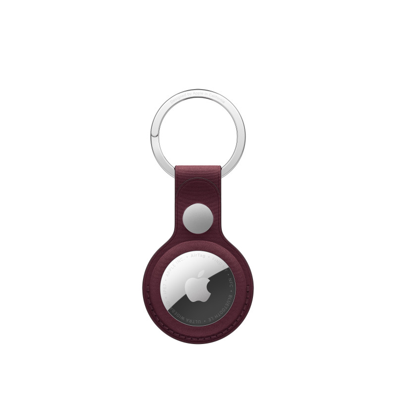 Apple AirTag FineWoven sleutelhanger, bordeaux