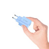 Tech-Protect NCA30 USB-A, USB-C netwerkoplader PD 30W / QC3.0 lichtblauw