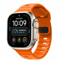 Tech-Protect Silicone Line Apple Watch 8 / 9 / 10 / 11 / 12 / SE / Ultra 44/45/46/49 mm band, oranje