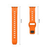 Tech-Protect Silicone Line Apple Watch 8 / 9 / 10 / 11 / 12 / SE / Ultra 44/45/46/49 mm band, oranje