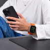 Tech-Protect Silicone Line Apple Watch 8 / 9 / 10 / 11 / 12 / SE / Ultra 44/45/46/49 mm band, oranje