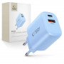 Tech-Protect NCA20 USB-A, USB-C netwerkoplader PD 20W / QC3.0 lichtblauw