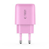 Tech-Protect NCA20 USB-A / USB-C wandlader PD 20W / QC3.0, lichtroze