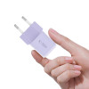 Tech-Protect NCM25 USB-C wandlader PD 25W, Baby Purple