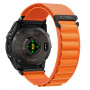 Tech-Protect Nylon Pro THP6037 horlogeband voor Garmin Fenix 5X / 5X Plus / 6X / 6X Pro / 7X / 8 / 8 Pro / 9 / 9 Pro (51 mm), oranje
