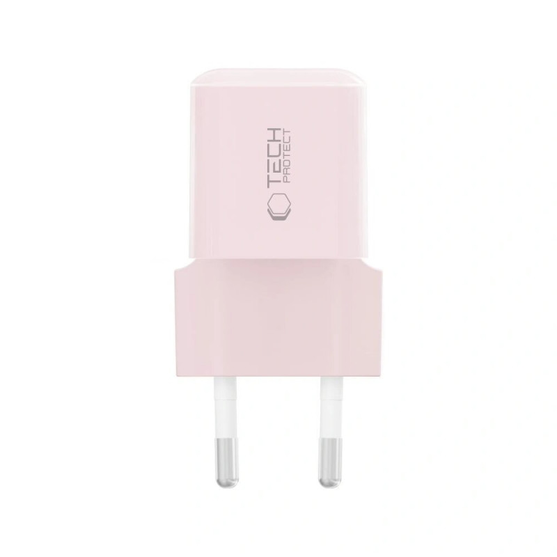 Tech-Protect NCM25 USB-C wandlader PD 25W, Baby Pink