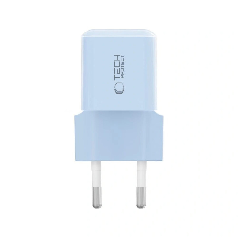Tech-Protect NCM25 USB-C wandlader PD 25W, Baby Blue