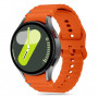 Tech-Protect siliconen sportband voor Samsung Galaxy Watch 4/5/5 Pro/6/7/FE, oranje