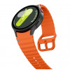 Tech-Protect siliconen sportband voor Samsung Galaxy Watch 4/5/5 Pro/6/7/FE, oranje