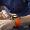 Tech-Protect siliconen sportband voor Samsung Galaxy Watch 4/5/5 Pro/6/7/FE, oranje