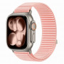 Tech-Protect NylonLoop-band voor Apple Watch 8 / 9 / 10 / 11 / 12 / SE (40 / 41 / 42 mm), lichtroze