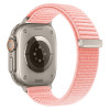 Tech-Protect NylonLoop-band voor Apple Watch 8 / 9 / 10 / 11 / 12 / SE (40 / 41 / 42 mm), lichtroze