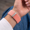Tech-Protect NylonLoop-band voor Apple Watch 8 / 9 / 10 / 11 / 12 / SE (40 / 41 / 42 mm), lichtroze