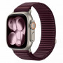 Tech-Protect NylonLoop-band voor Apple Watch 8 / 9 / 10 / 11 / 12 / SE (40 / 41 / 42 mm), Deep Burgundy