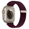 Tech-Protect NylonLoop-band voor Apple Watch 8 / 9 / 10 / 11 / 12 / SE (40 / 41 / 42 mm), Deep Burgundy