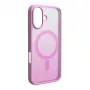 Puro Gradient MagSafe siliconenhoesje voor iPhone 16, roze