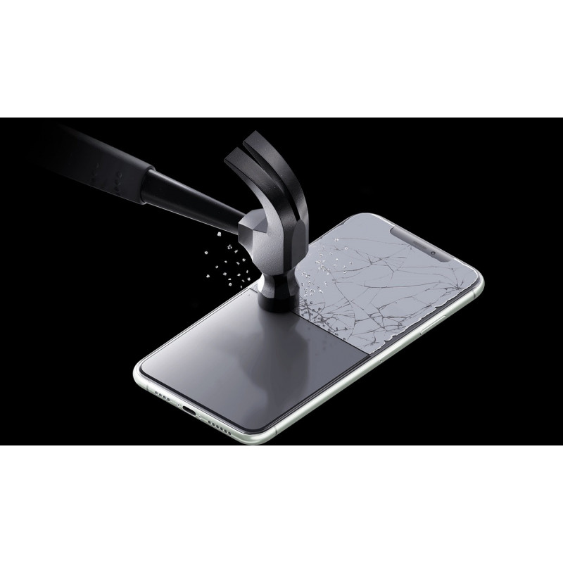 3MK NeoGlass composietglas schermbeschermer voor Samsung Galaxy S21, zwart