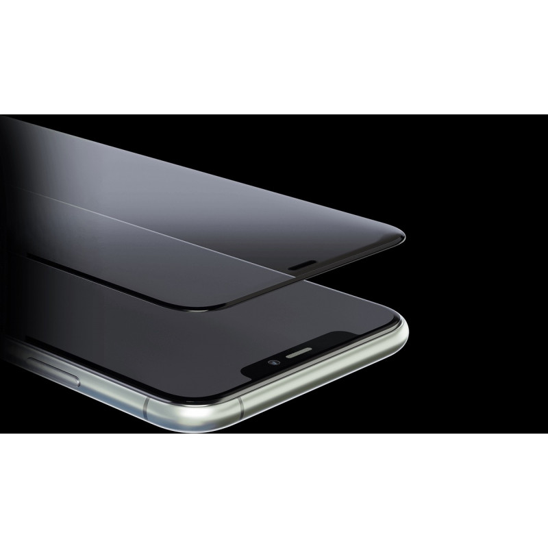 3MK NeoGlass composietglas schermbeschermer voor Samsung Galaxy S21, zwart
