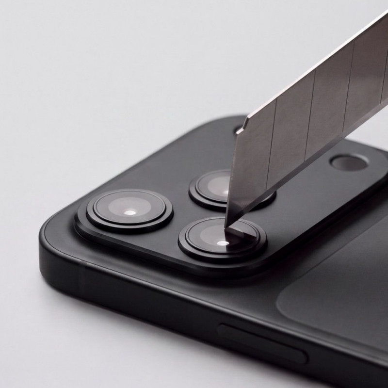 Tech-Protect Camalloy Fit+ camera-cover voor Apple iPhone 18 Pro, zwart