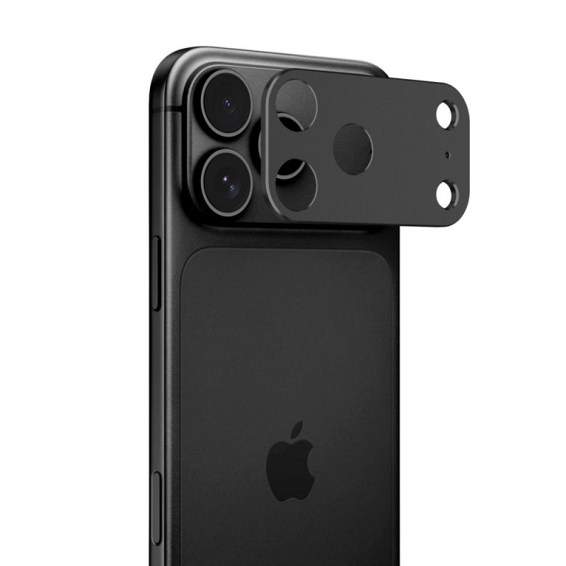 Tech-Protect Camalloy Fit+ camera-cover voor Apple iPhone 18 Pro Max, zwart