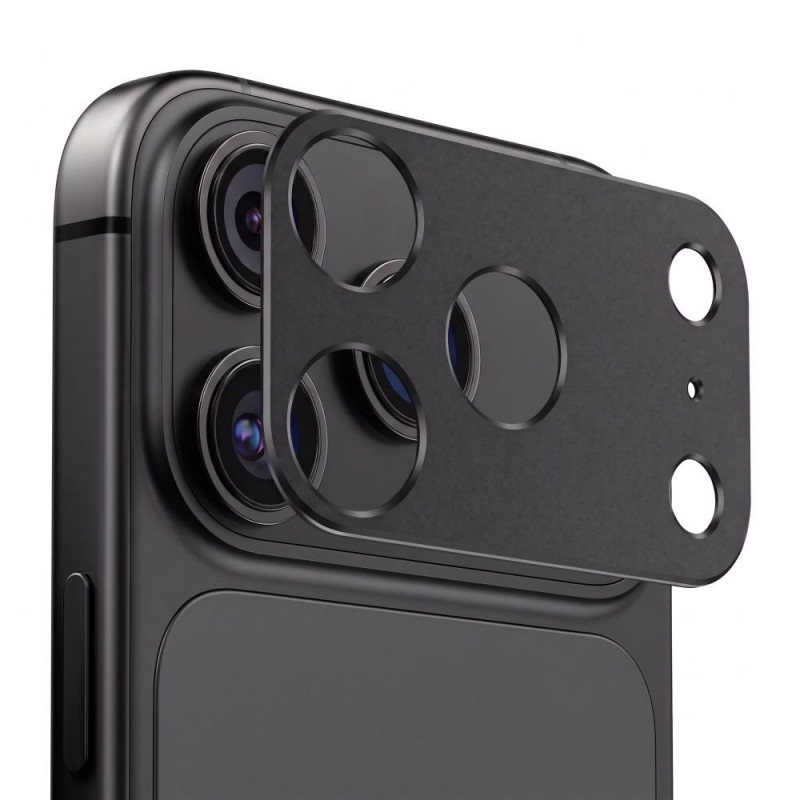 Tech-Protect Camalloy Fit+ camera-cover voor Apple iPhone 18 Pro Max, zwart