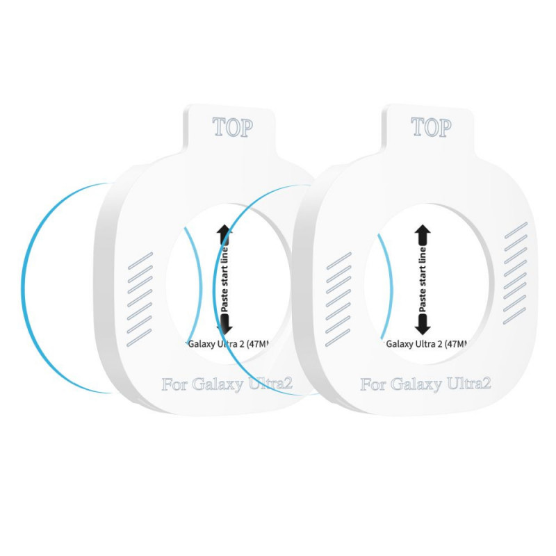 Tech-Protect Easy Set+ gehard glas voor Samsung Galaxy Watch Ultra 2 2026 47 mm, transparant (2 st.)