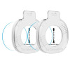 Tech-Protect Easy Set+ gehard glas voor Samsung Galaxy Watch 8 / 9 40 mm, transparant (2 st.)