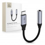 Tech-Protect Ultraboost USB-C naar 3,5 mm mini-jack DAC-adapter, ijzergrijs