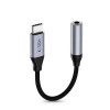 Tech-Protect Ultraboost USB-C naar 3,5 mm mini-jack DAC-adapter, ijzergrijs