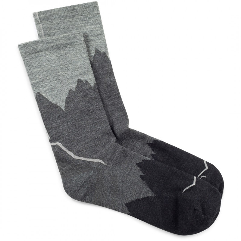 Buff Merino Lightweight Crew Sok LWC3, Zwart, L