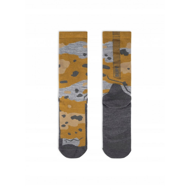 Buff Merino Lightweight Crew Sok LWC2, Umber Khaki, L