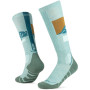 Buff Merino HW Over The Calf Sokken HWO1 Sea Green L