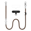 Tech-Protect C10S Rope Crossbody- en polsbandset, Walnut Brown/Titanium
