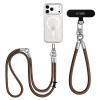 Tech-Protect C10S Rope Crossbody- en polsbandset, Walnut Brown/Titanium