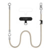 Tech-Protect C10S Rope Crossbody- en polsbandset, Desert Beige/Titanium
