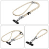 Tech-Protect C10S Rope Crossbody- en polsbandset, Desert Beige/Titanium