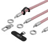 Tech-Protect C10S Rope Crossbody- en polsbandset, Dusty Rose/Titanium