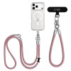 Tech-Protect C10S Rope Crossbody- en polsbandset, Dusty Rose/Titanium