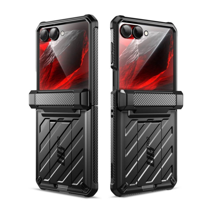 Supcase Unicorn Beetle Pro Case voor Samsung Galaxy Z Flip 8, Zwart
