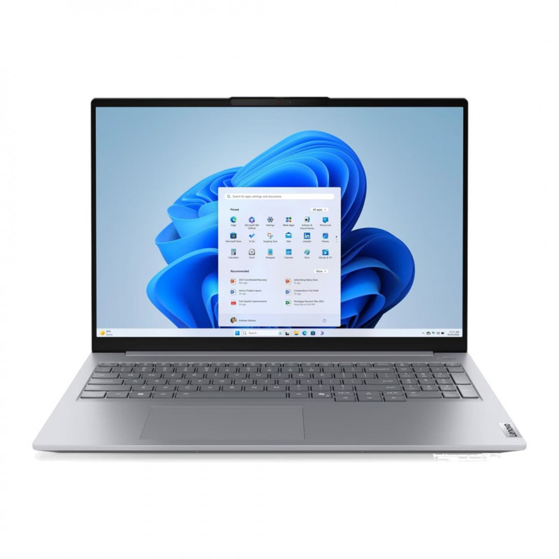 Lenovo ThinkBook 16 G9 IRL 16" WUXGA-notebook, Intel Core 5 210H, 16 GB DDR5 RAM, 512 GB SSD, Windows 11 Pro, Arctic Grey + Kensington K64467M-M1