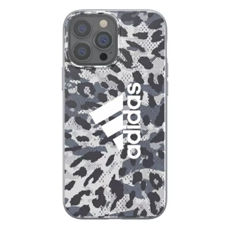 Adidas OR SnapCase Leopard-hoesje voor Apple iPhone 13 Pro Max, grijs