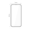 Tech-Protect Quick Set+ gehard glas schermbeschermer voor Apple iPhone 17 Pro Max, zwart (2 st.)