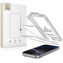 Tech-Protect Quick Set+ THP4500 gehard glas schermbeschermer voor Apple iPhone 17 Pro, zwart (2 st.)