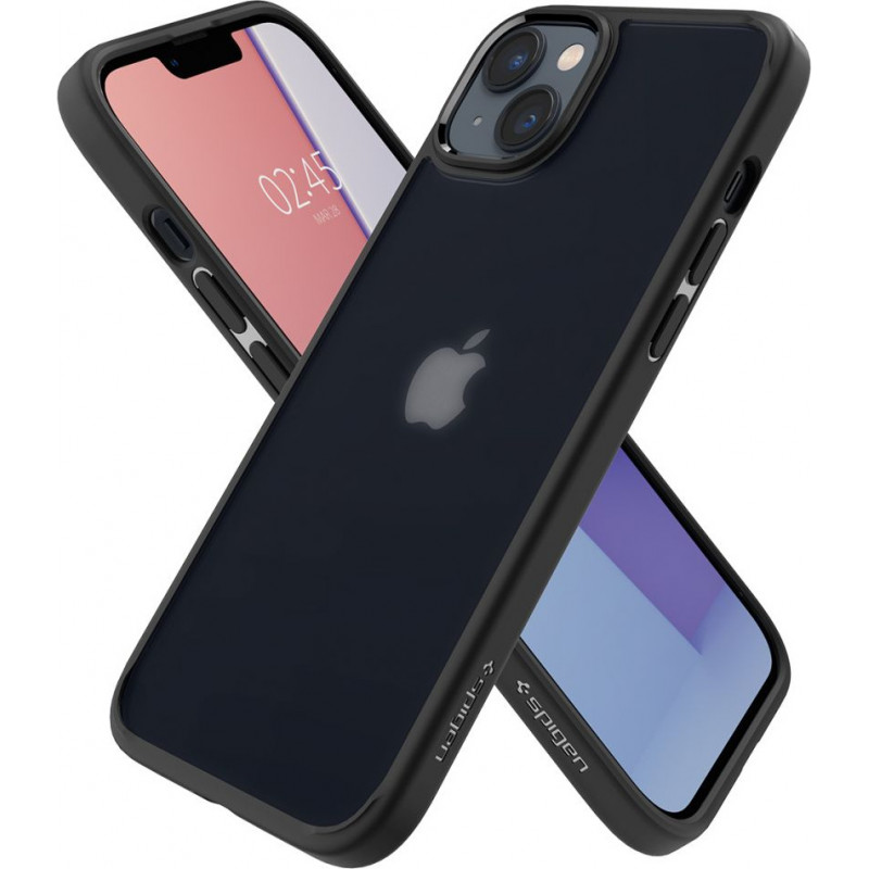 Spigen Ultra Hybrid Apple iPhone 14 Plus / 15 Plus Hoesje, Frost Black