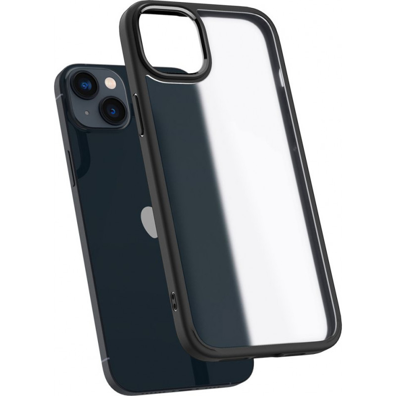 Spigen Ultra Hybrid Apple iPhone 14 Plus / 15 Plus Hoesje, Frost Black