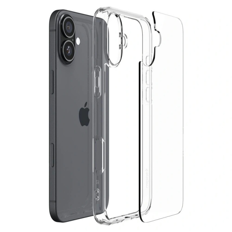 Spigen Ultra Hybrid hoesje voor Apple iPhone 16, kristalhelder