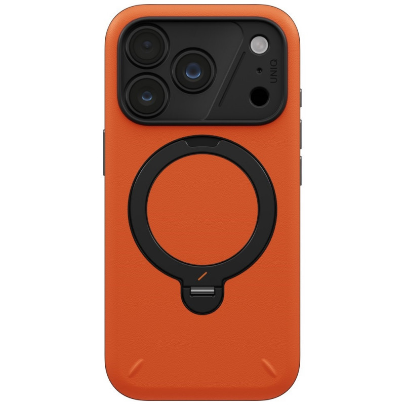 UNIQ Elix-hoesje voor Apple iPhone 18 Pro / 17 Pro, 360° draaibare kickstand, oranje